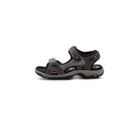 camel active Sandalia para hombre 58RIA01-400222, gris oscuro/gris, talla 41 EU