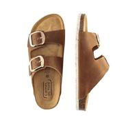 camel active Sandalias de cuero genuino para mujer, marrón, 42 EU