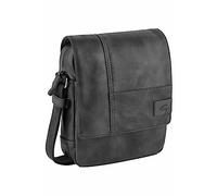 camel active Umhängetasche; 251 Laos Bolso bandolera, 27 cm, Negro (Schwarz)