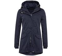 Camel Active Womenswear 310274/8F37 Coat, Azul Noche (Night Blue), 36 para Mujer
