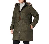 Camel Active Womenswear 3109306F06 Mantel, Olive, 36 para Mujer