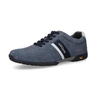 camel active Zapatillas bajas para hombre, plantilla intercambiable, Azul Claro Blanco 615, 43 EU
