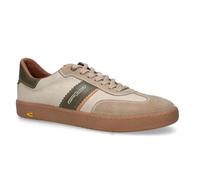 camel active Zapatillas para hombre con elementos de diseño de colores, Beige Verde 538, 45 EU