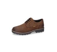 camel active Zapatos de cuero genuino con cordones Oxford Flow para hombre, Cafe 320, 45 EU