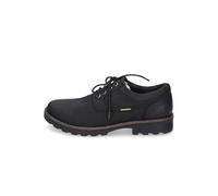 camel active Zapatos de cuero genuino con cordones Oxford Flow para hombre, Negro 100., 44 EU