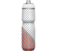 Camelbak Botella de agua para deportes al aire libre Podium Chill, botella para apretar, caminata en bicicleta para correr Franja De Coral, 710ML