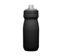 CAMELBAK Botella de agua deportiva Podium, botella exprimible, caminata en bicicleta para correr Negro/Negro, 600ML