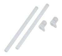 CAMELBAK Eddy+ - Juego de 2 válvulas y pajitas de repuesto, tapa superior sin BPA, compatible con botellas Eddy Plus Chute, antifugas