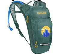 CAMELBAK Mini Mule Mochila de hidratación para niños Verde/ Montañas
