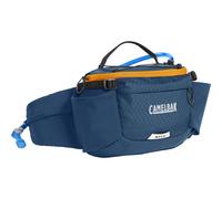 CamelBak MULE 5 Mochila de hidratación con cinturón de grava para bicicleta de montaña Gibraltar NavyOrange 50oz