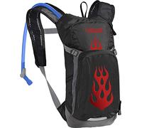 CAMELBAK Mule Mochila de Hidratación, Unisex niños, Negro (Flames), Única