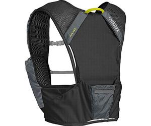 CAMELBAK Nano Vest Chaleco de hidratación, Unisex-Adultos, Grafito/Sulfur Spring, 34oz