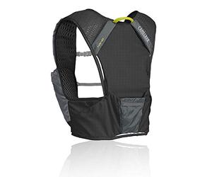 CAMELBAK Nano Vest Chaleco de hidratación, Unisex-Adultos, Grafito/Sulfur Spring, 34oz