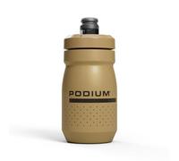 Camelbak PODIUM 15oz botella de agua para bicicleta - ligera - compacta - tapa autocierre - válvula On/Off segura - fácil manejo - cabe en portabotellas - Gold, talla: OS