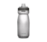Camelbak Podium 620ml botella de agua para bicicleta - tapa autocierre - transporte a prueba de fugas - función de compresión fácil - se adapta a muchos portabotellas - Smoke, talla: OS