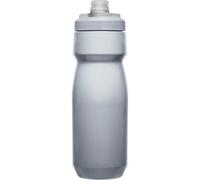 CAMELBAK Botella de agua deportiva Podium, botella exprimible, caminata en bicicleta para correr Plata Personalizada/Plata, 700ML