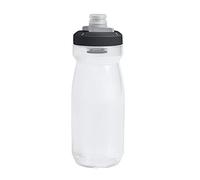 CAMELBAK Botella de agua deportiva Podium, botella exprimible, caminata en bicicleta para correr Claro/Negro, 600ML