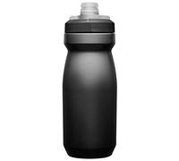 CAMELBAK Botella de agua deportiva Podium, botella exprimible, caminata en bicicleta para correr Negro/Negro, 600ML
