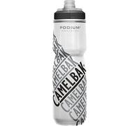 Camelbak Podium Chill 710ml botella de agua para bicicleta - aislamiento de doble pared - polipropileno Trutaste - ajuste optimizado para jaula - tapa autocierre - Race Edition, talla: OS