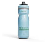 CamelBak Podium Chill - Botella de agua aislada para bicicleta de 21 onzas, botella fácil de apretar, se adapta a la mayoría de jaulas de bicicleta, color azul cristal