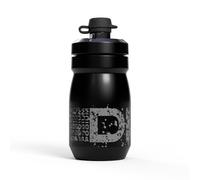 Camelbak Podium Dirt Series 15oz botella de agua para bicicleta - tapa autosecadora - a prueba de fugas - libre de BPA - diseño ergonómico - protección contra suciedad integrada - Asphalt, talla: OS