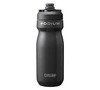 Camelbak Podium Insulated Steel 530ml botella de agua para bicicleta - acero inoxidable 18/8 - aislamiento al vacío de doble pared - alto flujo - a prueba de fugas - ligero - Black, talla: OS