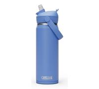 CamelBak Thrive - Botella de agua con popote abatible de 20 onzas, acero inoxidable aislado, color azul cielo
