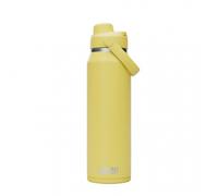 CamelBak Thrive Chug - Botella de agua de acero inoxidable aislada con flores amarillas, 32 onzas