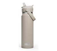 Camelbak Thrive Flip Paja aislada Botella de agua de acero inoxidable Piedra 25 oz