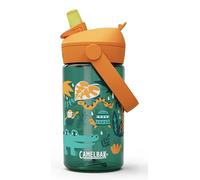 Camelbak THRIVE FLIP STRAW KIDS 14OZ botella deportiva - a prueba de fugas - tamaño adecuado para niños - cierre fácil de beber - ideal para llevar - Jungle Animals, talla: OS