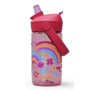 Camelbak THRIVE FLIP STRAW KIDS 14OZ botella deportiva - a prueba de fugas - tamaño adecuado para niños - cierre fácil de beber - ideal para llevar - Rainbow Floral, talla: OS