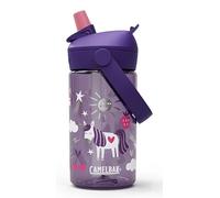 Camelbak THRIVE FLIP STRAW KIDS 14OZ botella deportiva - a prueba de fugas - tamaño adecuado para niños - cierre fácil de beber - Unicorn Party, talla: OS