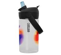 CAMELBAK Thrive Flip Straw Kids Botella de 14 onzas, versión de tamaño pinta, para pequeños aventureros, hidratación sin derrames sobre la marcha, color: hora dorada, tamaño: OS