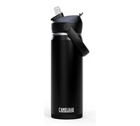 Camelbak Thrive Flip Straw VSS 20oz Botella Acero Inoxidable Aislada, Compacta y Portátil, Mantiene Bebidas Heladas, Fácil de Llevar y Usar, Color: Schwarz, Talla: 591 ml