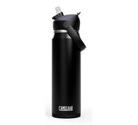 Camelbak Thrive Flip Straw VSS 25oz Botella Acero Inoxidable con Aislamiento al Vacío, Mantiene Bebida Helada, Gira y Bebe, Hidratación Todo el Día, Color: Schwarz, Talla: 740 ml