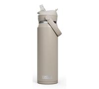 Camelbak Thrive Flip Straw VSS 25oz Botella Acero Inoxidable con Aislamiento al Vacío, Mantiene Bebida Helada, Gira y Bebe, Hidratación Todo el Día, Color: Stone, Talla: 740 ml