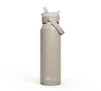 Camelbak Thrive Flip Straw VSS 32oz Botella Acero Inoxidable Aislado Al Vacío, Mantiene Bebida Fría, Gira Muerde Bebe, Hidratación Todo El Día, Color: Stone, Talla: 950 ml