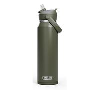 Camelbak Thrive Flip Straw VSS 32oz Botella De Acero Inoxidable Aislada Al Vacío, Mantiene Bebida Fría, Gira Muerde Y Bebe, Hidratación Todo El Día, Color: Moss, Talla: 950 ml