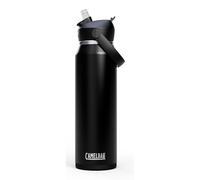 Camelbak Thrive Flip Straw VSS 32oz Botella De Acero Inoxidable Aislada Al Vacío, Mantiene Bebida Fría, Gira Muerde Bebe, Hidratación Todo El Día, Color: Schwarz, Talla: 950 ml