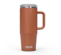 CamelBak Thrive - Taza a prueba de fugas de 32 onzas, acero inoxidable aislado, para viajes, café, té, bebidas calientes, compatible con portavasos a prueba de derrames, rojo sierra
