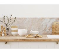 CAMELEO - Adhesivo de Vinilo Pared, Adhesivo para Cocina, Efecto Travertino, 200 x 40 cm, Apto también como Adhesivo Decorativo para Muebles, Resistente e Impermeable