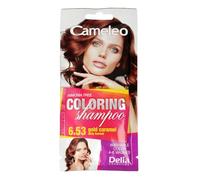 Cameleo - Champú colorante - Gold Caramel - Refrescamiento rápido y fácil del color "Color en color" - Sin amoniaco ni oxidantes - Champú en bolsa - 40 ml