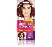 Cameleo - Champú tintado - Dark Mahogany - Refrescante de color rápido y fácil "Color en color" - Sin amoniaco ni oxidantes - Champú en bolsa - 40 ml