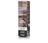 Cameleo Color Shot - Castaño oscuro - Tonificador de pelo - Delicado toque de color - Dura hasta 6 lavados - Refrescante de color - Aceite de Marula y ácido láctico - 60 ml