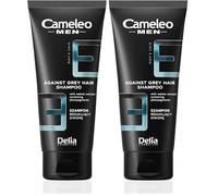 Cameleo Men - Champú Contra el Cabello Gris - Extracto Natural de Avellana - Protección del Color - Refresca y Limpia el Cabello y el Cuero Cabelludo - 150 ml (Paquete de 2)