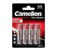 Camelion 11000406 - Pack de 4 baterías alcalinas AAA