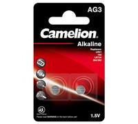Camelion 12050203 Pilas sin Mercurio, alcalinas, de botón AG3/LR41/LR736/392 (1,5 V, 2 Unidades)