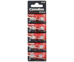 Camelion 12051009 Pilas sin Mercurio, alcalinas, de botón, AG9/LR45/LR936/394 (1,5 V, 10 Unidades)