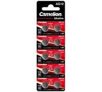 Camelion 12051012 Pilas sin Mercurio, alcalinas, de botón, AG12/LR43/LR1142/386 (1,5 V, 10 Unidades)