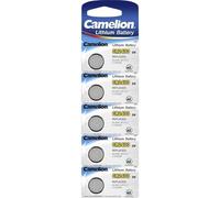 Camelion 13005430 de botón de Litio CR2430 (5 Unidades), Color Plateado